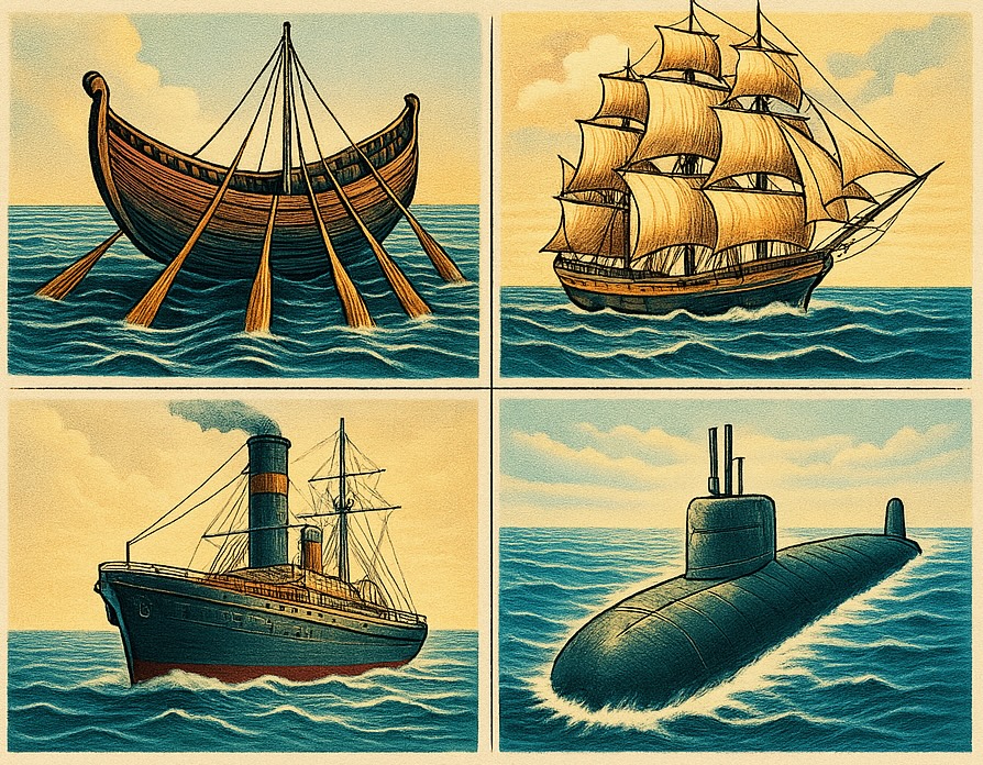 Ships in The Great Race